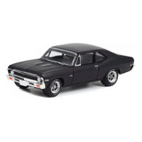 1969 Chevrolet Nova Greenlight 1:64 Color Negro