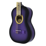 Guitarra Acústica Infantil Bajito B1-morado Cerro Grande Msi