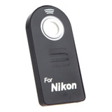 Control Remoto Para Nikon D5700 D5100 D5000 D3000 D90-40 Color Negro