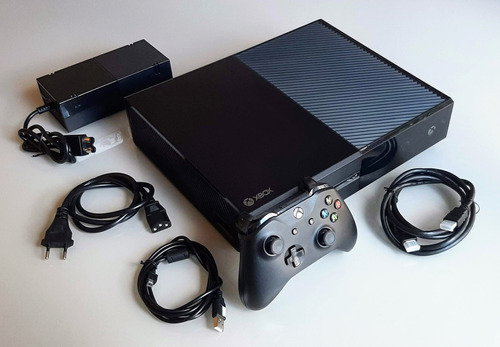 Xbox One Fat 500gb Preto, 1 Controle Wireless