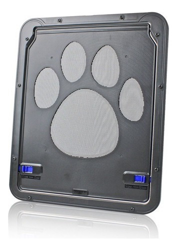 Porta Pet Magnética Passagem Cachorro Gato Cor Preto