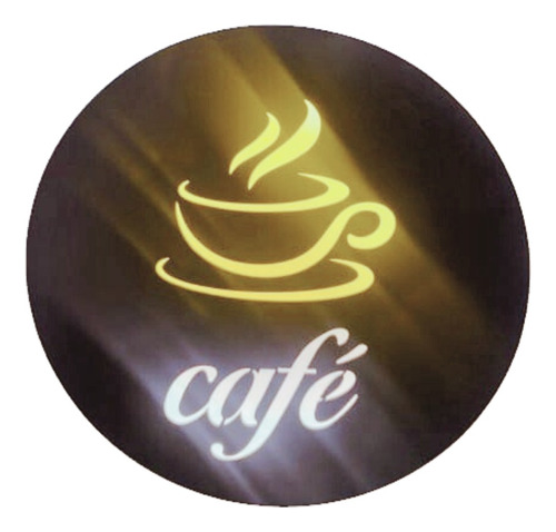 Letreiro Luminoso Cantinho Do Cafe Placa Café