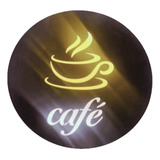 Letreiro Luminoso Cantinho Do Cafe Placa Café