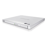 Grabadora Lectora Dvd Cd LG Externa Slim - Blanco - Mac, Pc