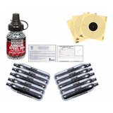 Combo 10 Pipetas Co2 + 300 Balines 4.5mm + Diana + Carnet