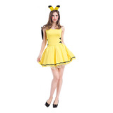 Halloween Disfraz De Pokémon Pikachu Para Mujer