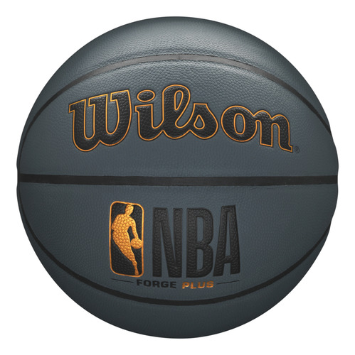 Balón Basketball Nba Forge Plus Bskt Dark Grey Wilson Color Gris