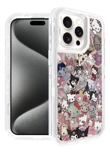 Funda Protector Tricapa Rudo Acrigel De Hello Kiity Bonita )