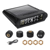 Monitor De Presión De Neumáticos Recargable Solar Tpms Auto