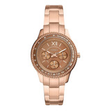 Reloj Fossil Oro Rosado Mujer Es5109 Original