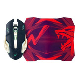 Mouse Tradicional Optico Usb 1000 Dpi + Mouse Pad