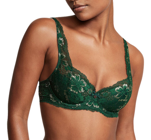 Brasier Victoria´s Secret Forro Ligero Diseños Encaje 34 B