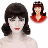 Hybwig Corto Retro 60s Pelucas Para Mujer Peluca De Cabello 