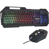 Teclado Mouse Gamer Multimidia Com Leds Teclas Suspensas 