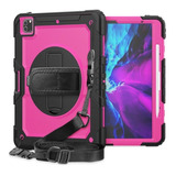 Funda Rudo Correa + Mica Cristal Para iPad Pro 12.9 2021 