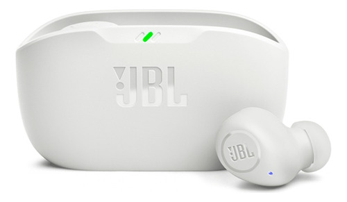 Fone De Ouvido Jbl Wave Buds White Com Microfone In-ear E Nf