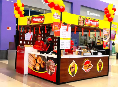 Isla Centro Comercial / Kiosco (mobiliario). 3x3 Mts.