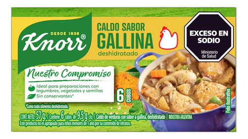Caldo Gallina 6 Un Knorr Caldos Y Sopas