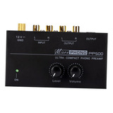 W Mini Fono Tocadiscos Preamplificador Tocadiscos A