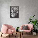 Cuadro Artesanal Hombre Araña Spider Calado En Mdf - 42x60cm