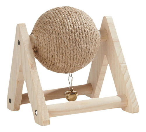 Rabbit Scratch Toy Sisal Rabbit Scratching Ball Para