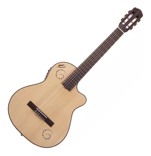Gracia Gold Guitarra 1/2 Caja Nylon Fishman Tapa Maciza