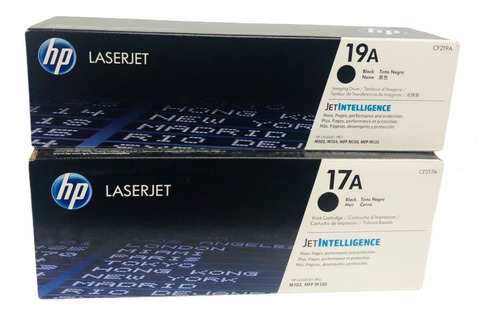 Pack Toner Y Tambor Hp 17a 19a Cf219a Cf217a Facturados Orig