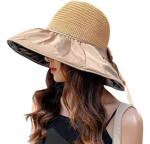 2 Sombrero Pescador De Protección Solar De Moda Para Mujer
