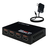 Splitter Hdmi 4k 2k 1 Entrada 4 Salidas Full Hd 3d Divisor