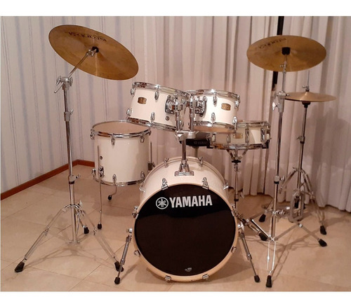 Bateria Yamaha Stage Custom + Fierros + Set Platos Istambul