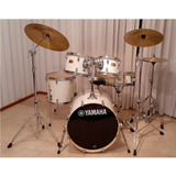 Bateria Yamaha Stage Custom + Fierros + Set Platos Istambul