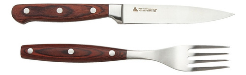 Set De Asado Stolberg Cubiertos Cuchillo Tenedor