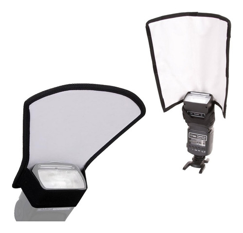 Difusor Flash Rebote En Curva Reflector Para Flash