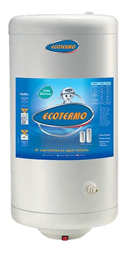 Termotanque 70 Litros - Electrico 1400w Conex. Sup. Ecotermo