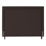 Cabeceira Cama Box Casal Queen Size Maísa 160cm Suede Marrom