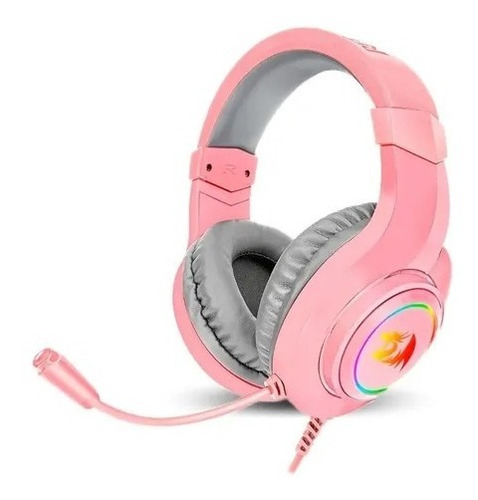 Auricular Redragon H260p Hylas Rgb Pink Pc Ps4 Ps5 