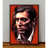 Cuadro 33x48 Poster Enmarcado Michael Corleone El Padrino