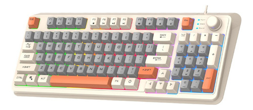 Teclado Mecánico Para Juegos Profesional Rgb De Gama Alta