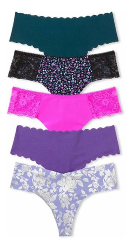 Set 5 Bombachas Victorias Secret Culotte Tanga