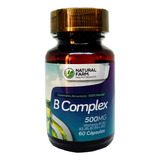 B Complex Vitaminas B1 B2 B3 B5 B7 B9 Y B12 500mg Potente
