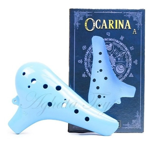 Flauta Ocarina Abs 12 Furos C Dó Zelda