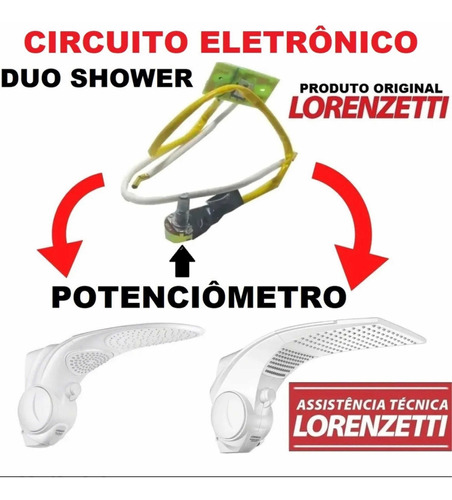 Circuito Eletrônico Duo Shower Lorenzetti D15