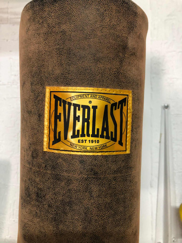 Costal Boxeo De Escritorio Marca Everlast Tipo Piel Adorno