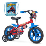Bicicleta Infantil Menino Aro 12 Spider Man Homem Aranha