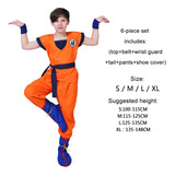 Disfraz De Son Goku Para Niños Anime Carnival Cosplay Halloween Fiesta Cumpleaños