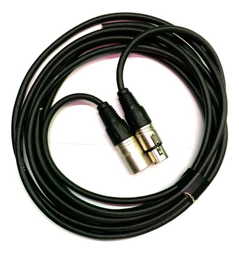 Cable Xlr Para Microfono Profesional De 6 Metros