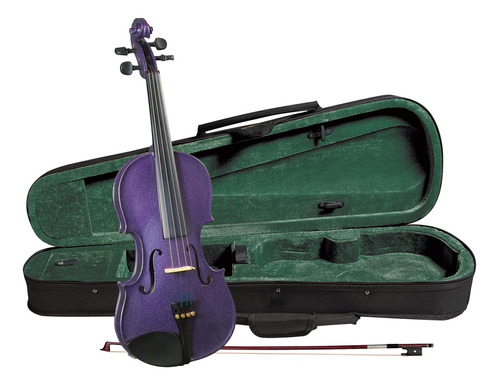 Cremona Sv-75 Premier Novice Violin Outfit - Púrpura Brillan