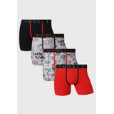 Boxer Pack 4 Unidades Design Soviet Sb4310su