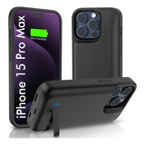 Carcasa De Cargador Power Bank Para iPhone 15 Pro Max 6800ma