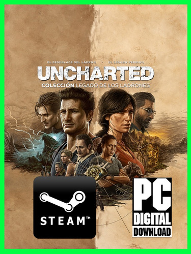 Uncharted: Colección Legado De Los Ladrones - Pc Steam Digi